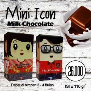 Coklat Rocklate (Oleh-Oleh Batam) - Mini Icon Crunchy Milk Chcoalate